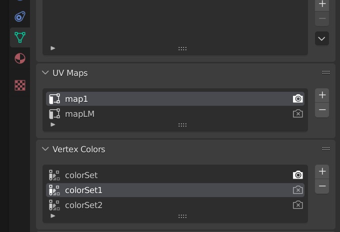 Preparing Vertex Colour Layers